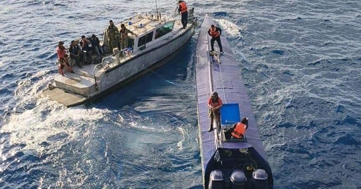 4 tons of cocaine seized from "narco sub" off Mexico as El Salvador makes record drug bust at sea